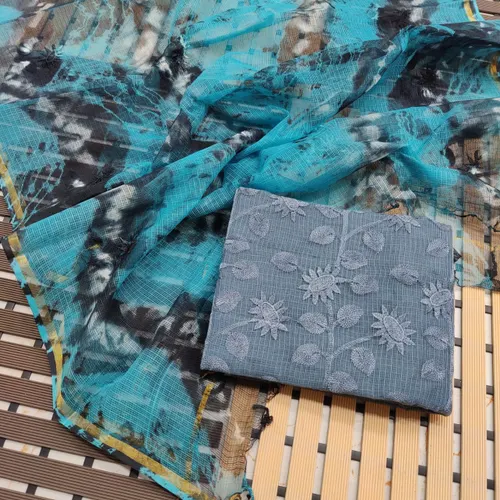 Exclusive Kota Doria Pure Cotton Dress Material – Handcrafted Elegance in Every Weave